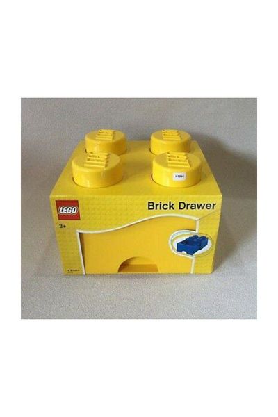 LEGO Storage 5005401 2*2 Bright Yellow Storage Brick Drawer