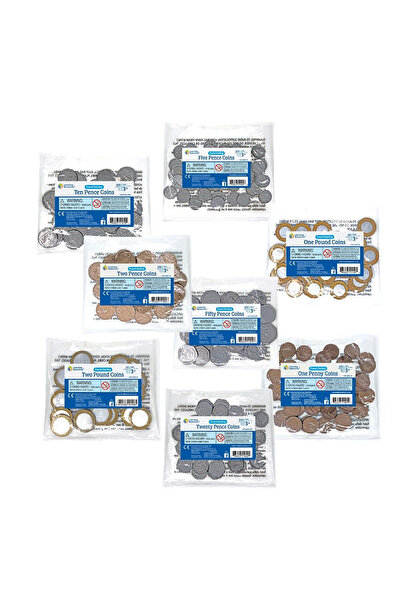 Learning Resources Set of 700 toy coins (pounds)