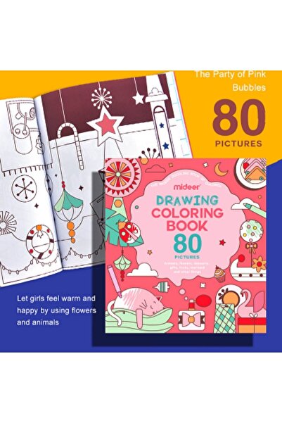 Mideer Coloring Book For Girls, Toys
