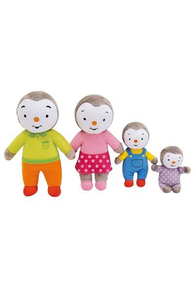Jemını Set of 4 Tchoupi Penguin Family Pluses