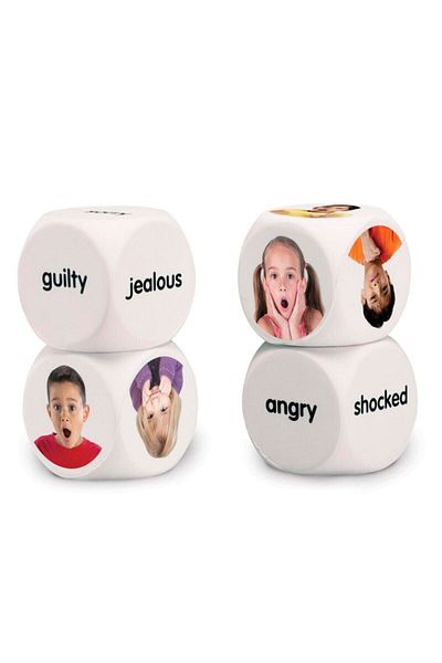 Learning Resources Emotion Cubes (ENGLISH)