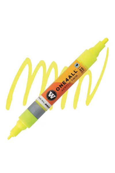 Molotow Acrylic Paint Marker, Dual Tip 1.5 And 4 Mm, One4all, Twin Pumpmarkers, 48 ​​Colors