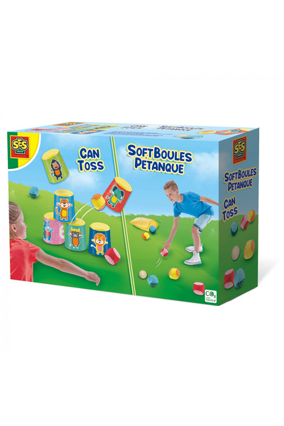 SES Creative Joc de petrecere - Joc de aruncat și petancă (mingi moi) 2 în 1