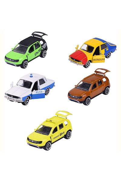 Majorette Dacia Historical Set With 5 Cars