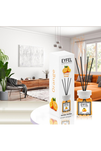 Eyfel Αρωματικό Χώρου με Στικ, Πορτοκάλι, 120ml