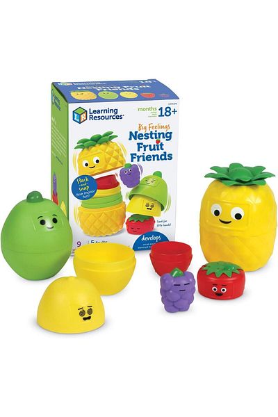 Learning Resources Lr-big Feeling Nesting Fruit Friends