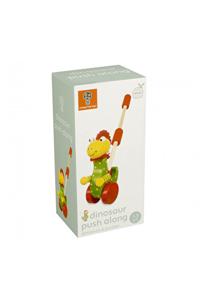 Orange Tree Toys Dinosaur Push Toy,
