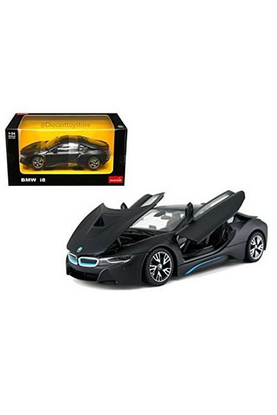 Rastar Masinuta Metalica Bmw I8 Negru Scara 1 La 24