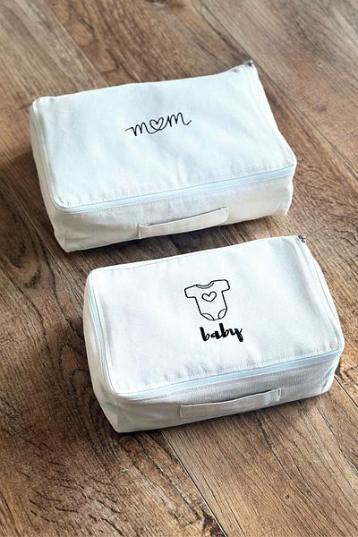 Mama Yoyo Baby&Kids حقيبة تنظيم مستشفى الأم والطفل مكونة من قطعتين، حقيبة تنظيم خروج المستشفى