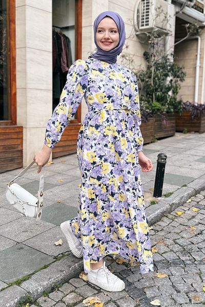 Gizce Essi Lilac Dress