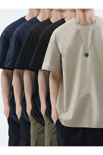 uyguntarz Unisex Basic Model 5'll Tshirt