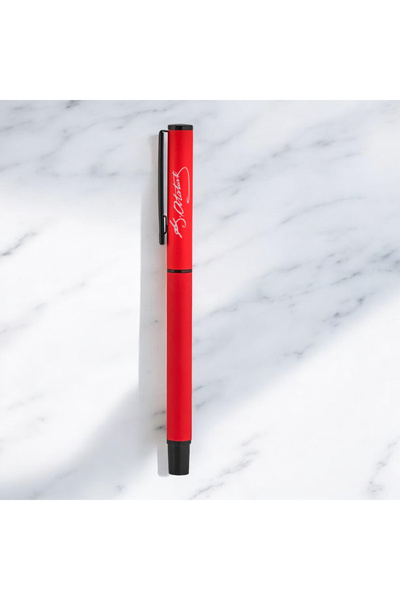 nesnelgift Atatürk İmzalı Kırmızı Roller Kalem