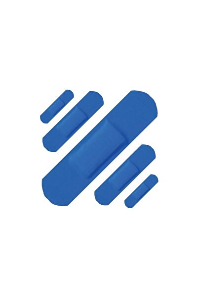 Sanitabant Mavi Yara Bant Metalsiz 200 Adet (YÜKSEK KALİTE)