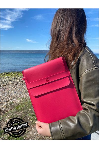 YOUC Design Waterproof Laptop Case 13' 14' 15' Inch Notebook Vegan Faux Leather Bag
