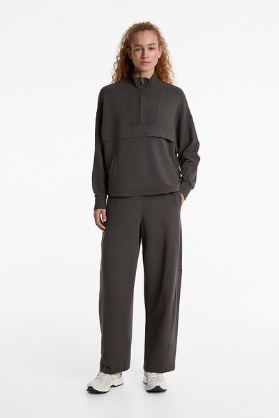 Oysho High-neck sweatshirt with cotton and modal