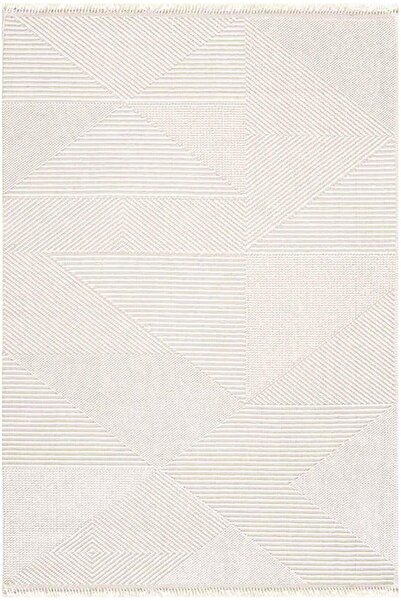 Venice Halı Vega 1454 Krem Yumuşak Örgü Dokulu Modern Kesme Halı