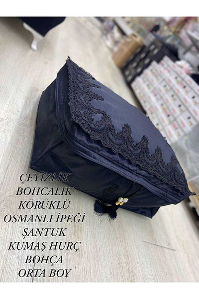 HMZ Комплект клинове - Специален дизайн, комплект за съхранение от копринен шантунг плат със среден размер