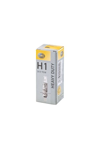 Hella AMPUL 24V HALOJEN H1 70W  P14,5S (UZUN FAR -  SIS FARI)