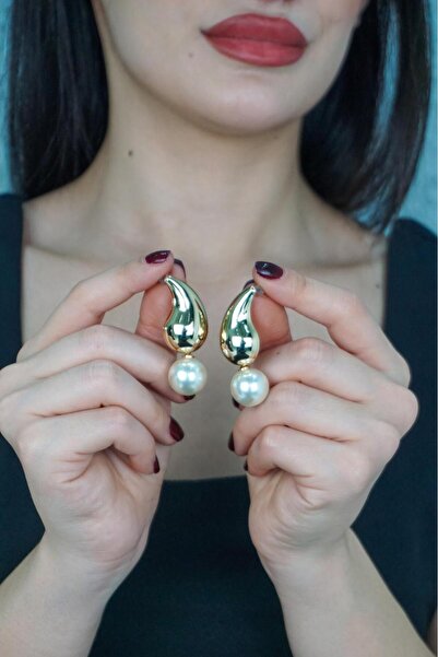 TRENDTAKI Bottega Gold Plated with Pearls - 0206