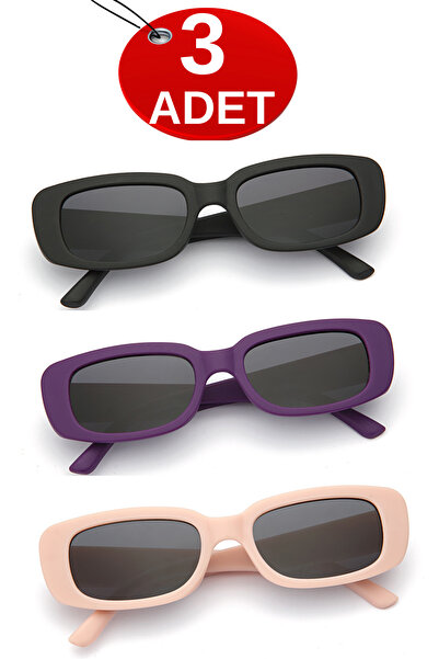 Zzla Super Set of 3 Uv400 Protected Children's Sunglasses with Colorful Box Gift