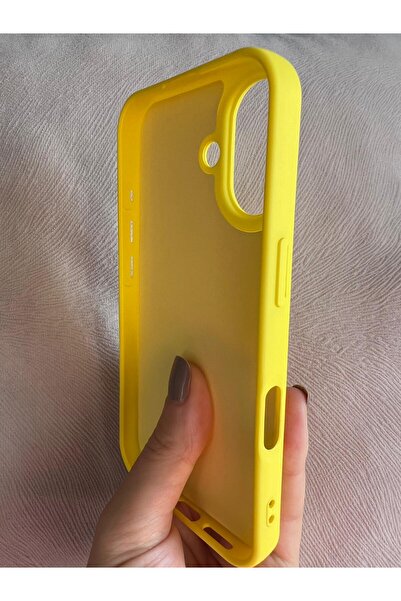 TechnoZone iPhone 16 Uyumlu Silikon İçi Kadife Lansman Premium Kılıf