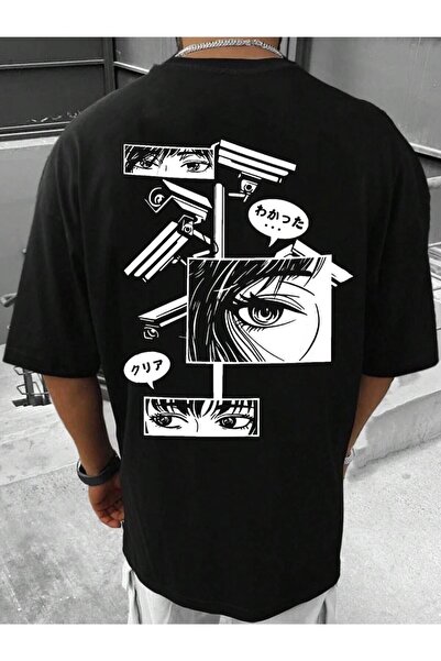 NoVibe Καλοκαιρινό βαμβακερό μπλουζάκι με τυπωμένη λεπτομέρεια ιαπωνικής φωτο...