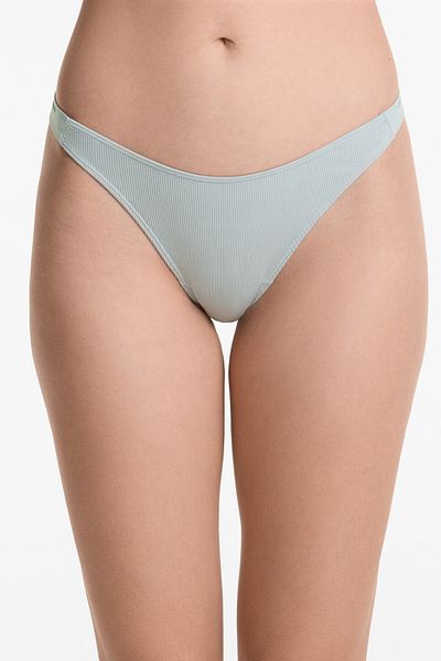 Oysho 3 rib logo thongs