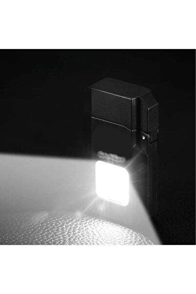 KANGOROO Nanopro Gazsız Rezistanslı Elektrikli Usb Şarjlı Çakmak Mini Cob El Fenerli 2 In 1 Mini Projektörlü