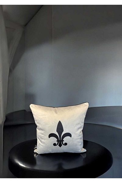 LUX VIE Husa de perna din catifea cu imprimeu dublu lateral