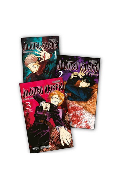 Gerekli Şeyler Jujutsu Kaisen 1-2-3. Ciltler Manga Seti