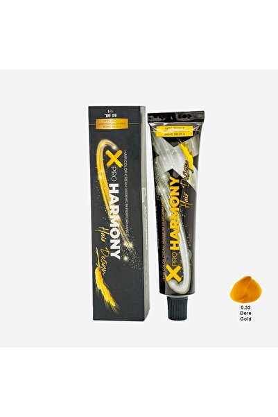 X Pro Harmony Tüp Boya 0.33 Dore Gold Saç Boyası 60 ml