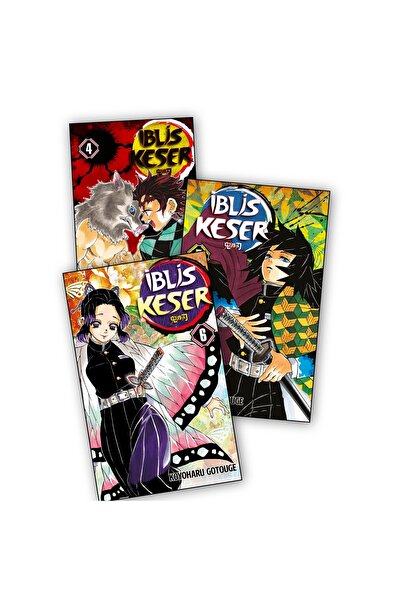 Gerekli Şeyler Yayıncılık İblis Keser 4-5-6. Ciltler Manga Seti