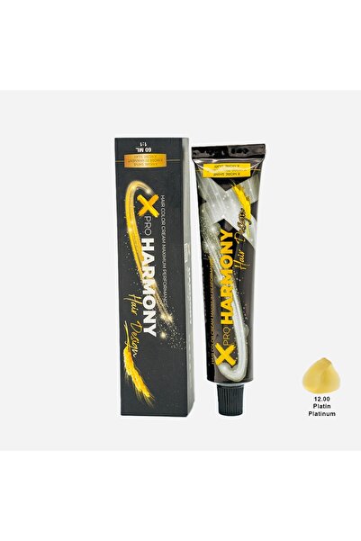 X Pro Harmony Tüp Boya 12.00 Platinum Platin Saç Boyası 60 ml