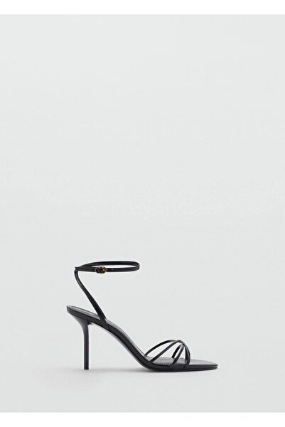 MANGO Woman Bantlı topuklu sandalet
