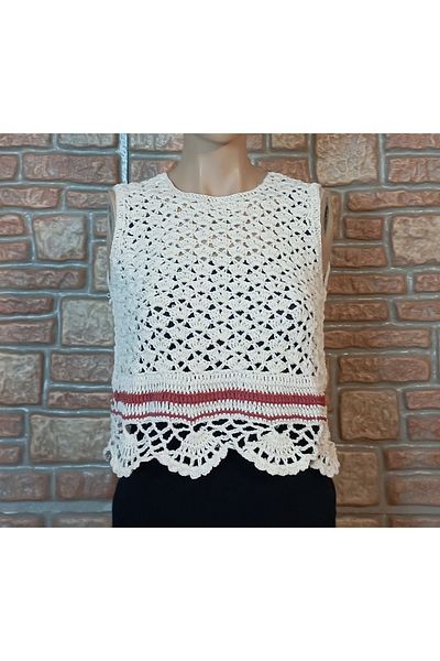 El örgüsü Yadicrochetorgu Hand Knitted Jumper