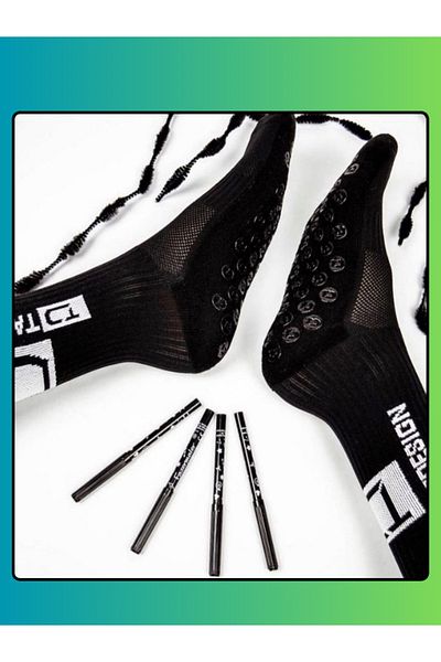 Shuttle Park 2 Pairs Unisex White Black Anti Slip Non Slip Silicone Towel Sole Seamless Match Pro Athlete Socks