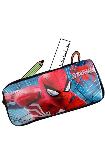 booddie Spiderman Themed Pen with Brush and Double Eyes