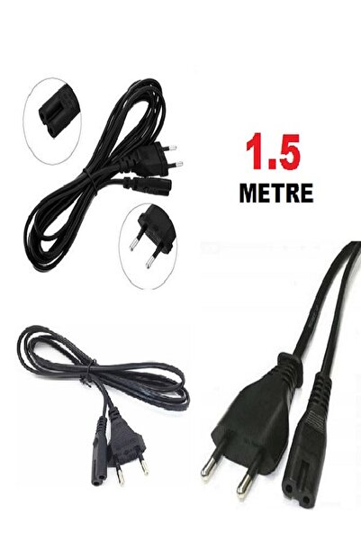 TEKZONE 1.5 Metre Ps4/ps3/ps2/teyp/laptop Adaptör/ışıldak Güç Kablosu/NOSTALJ...
