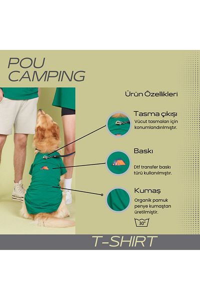 salya store Dog Outfit, Single Product for Owners Oversize, Unisex, Camping