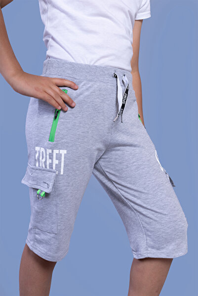 Toontoy Boy's Printed Capri - Pocket Detailed