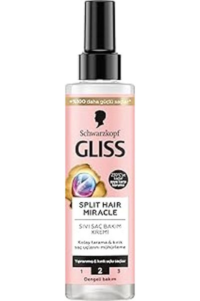karadağsb Gliss Split Hair Miracle Split Ends Sealer Liquid Hair Care Conditioner - Ionic Complex and Grape Check