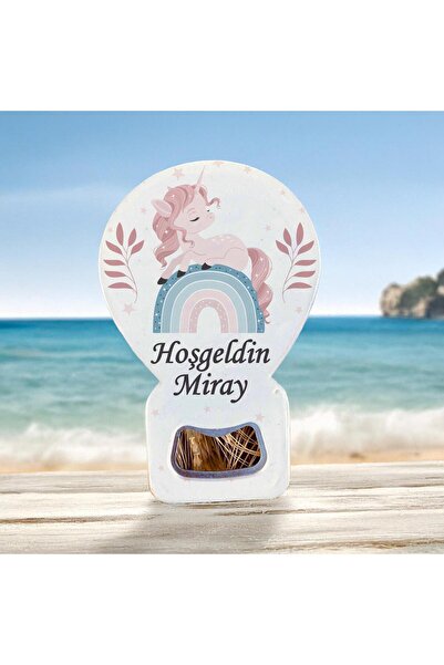 HET Concept 10 Adet Kişiye Özel Balon Açacak Magnet Bebek Mevlüdü, Doğum Günü ve Özel Gün Hediye 11x7cm MDL025