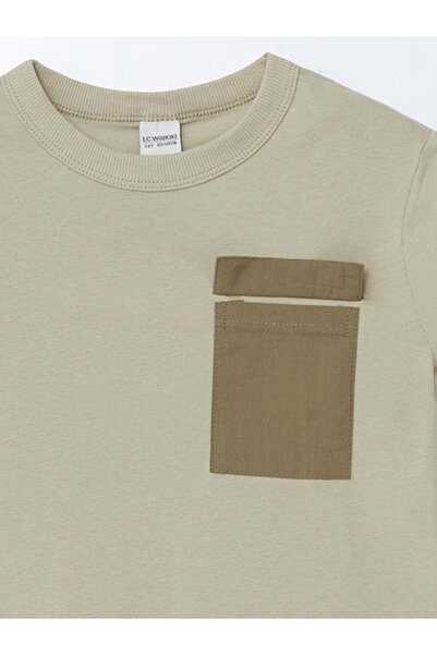 LC Waikiki LCW Παιδικό μπλουζάκι με λαιμόκοψη για αγόρια