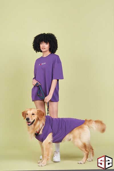 salya store Dog Outfit, Single Product for Owners Oversize, Unisex, Empathy