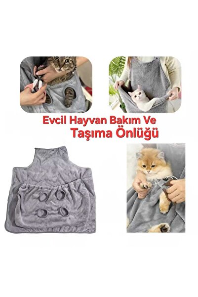 i lin baby Kedi Köpek Bakım Önlüğü, Evcil Hayvan Taşıma Önlüğü, Tırnak Kesme,...