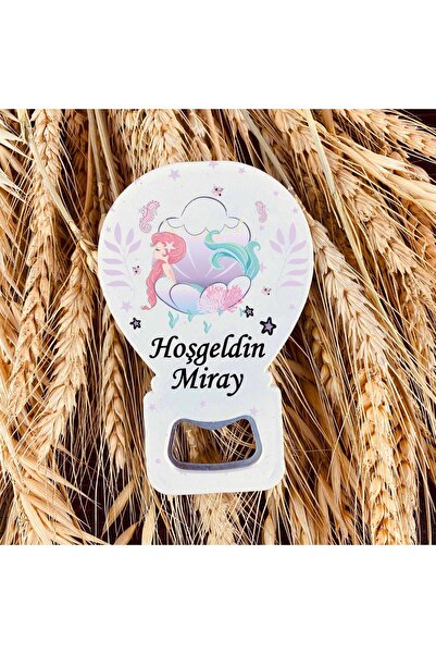 10 Pcs Personalized Balloon Opener Magnet Baby Branch, Birthday and Special Day Gift 11x7cm MDL015