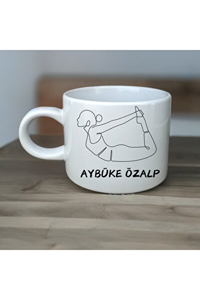 D&Y GAUDERY هدية لصديق قريب - كوب بورسلين بطابع اليوغا