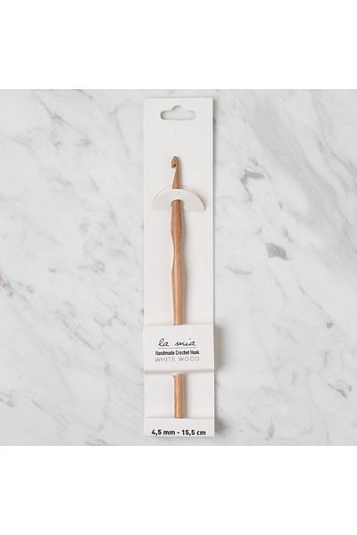 shop La Mia Whitewood 4.5 mm 15.5 cm Wooden Wool Crochet