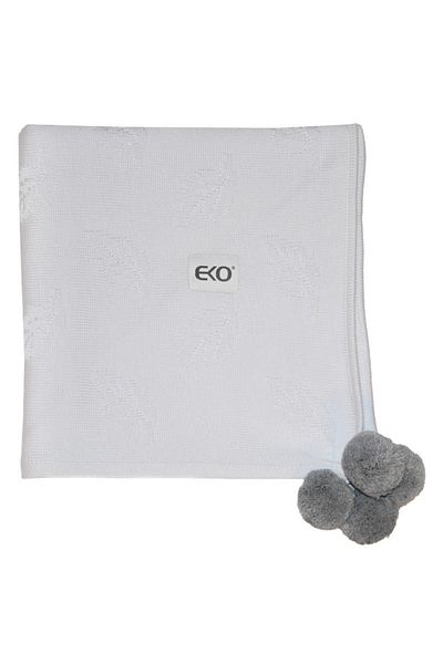 EKO Bamboo Blanket, , 80x80 Cm, White