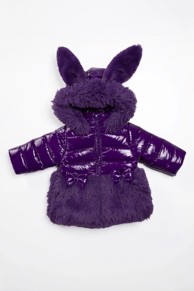 DeKuBaby Yeni Sezon Özel Tasarım Kürklü Fiyonk Detaylı Sevimli Tavşan Kulaklı...